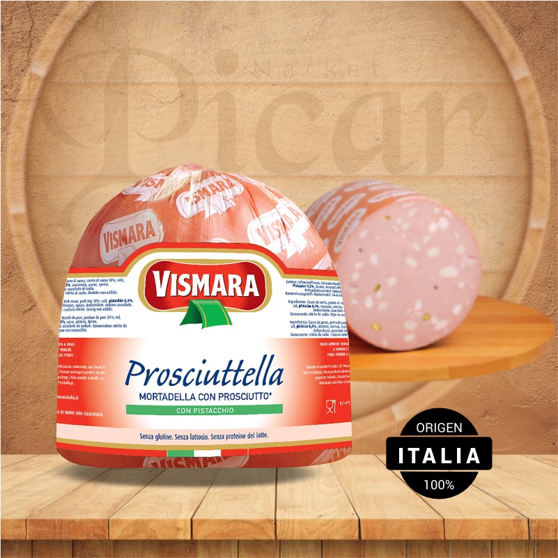 Mortadela con Pistacho Vismara