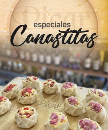 Canastitas especiales rellenas x 6 unidades