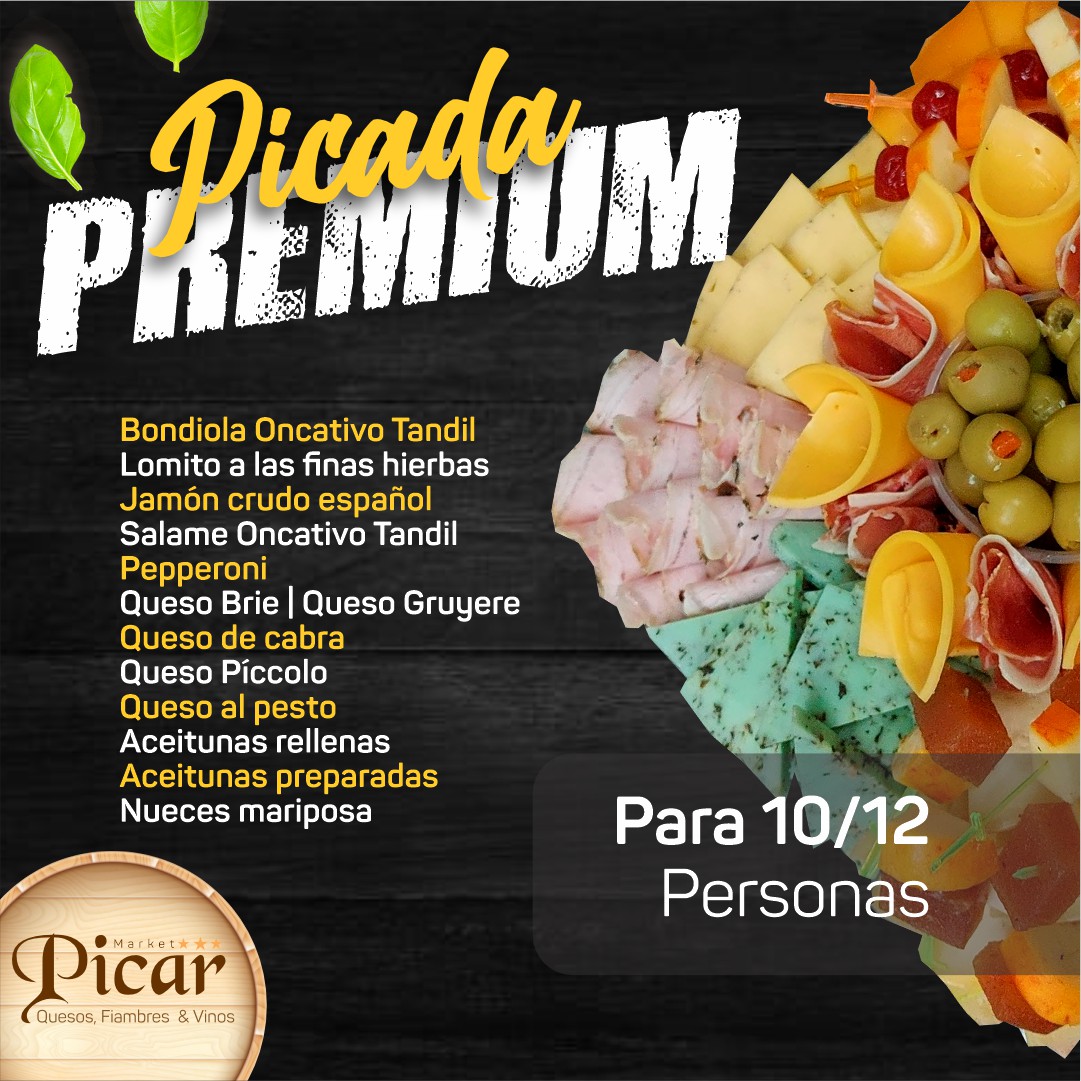 Picada Premium | 10 a 12 personas
