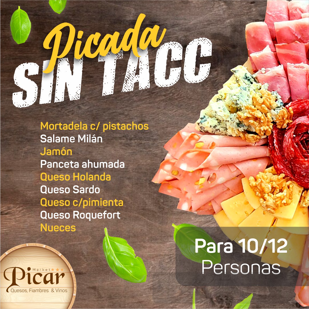 Picada sin TACC | 10 a 12 personas