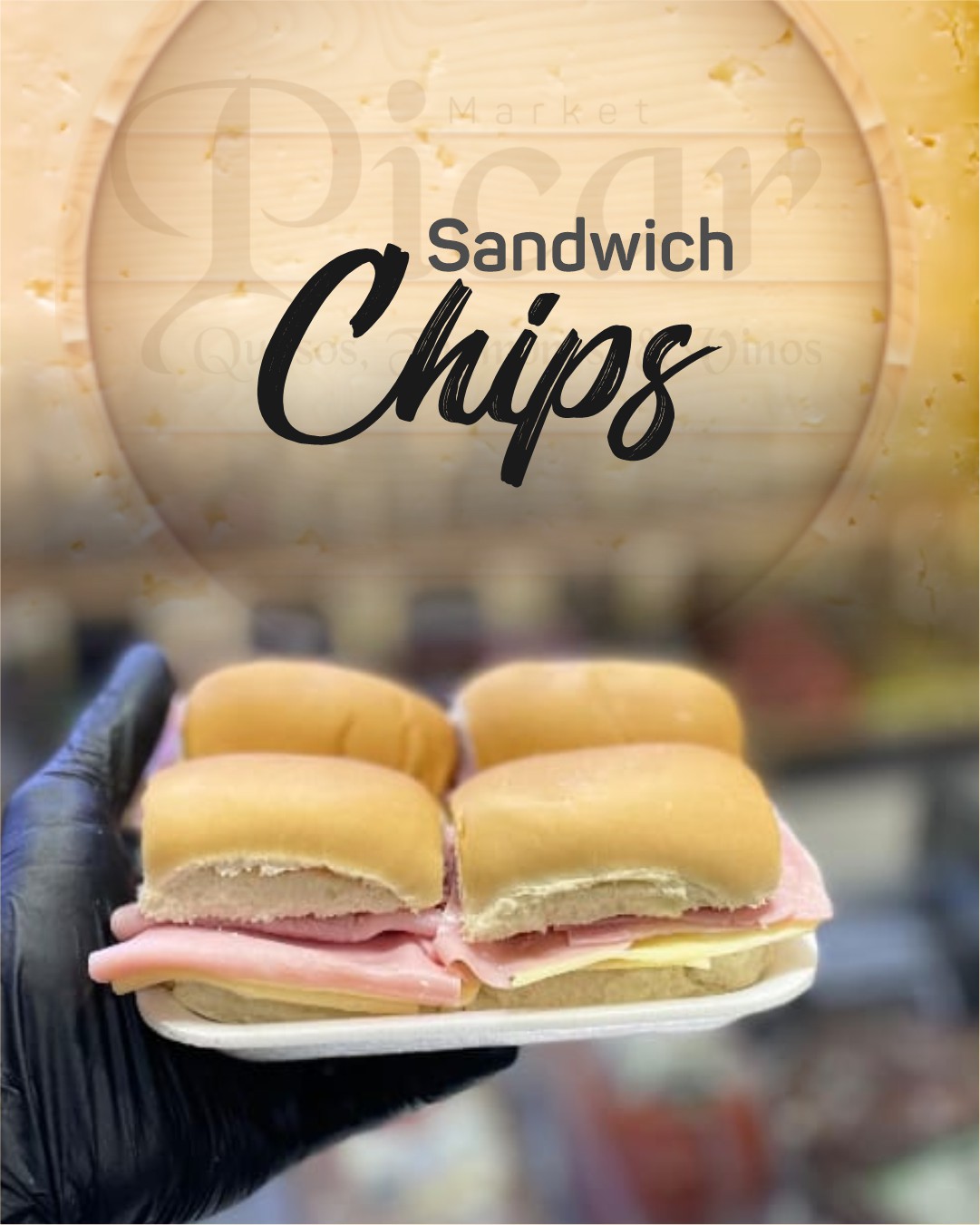 Sándwich en pan Chips x 6 a pedido