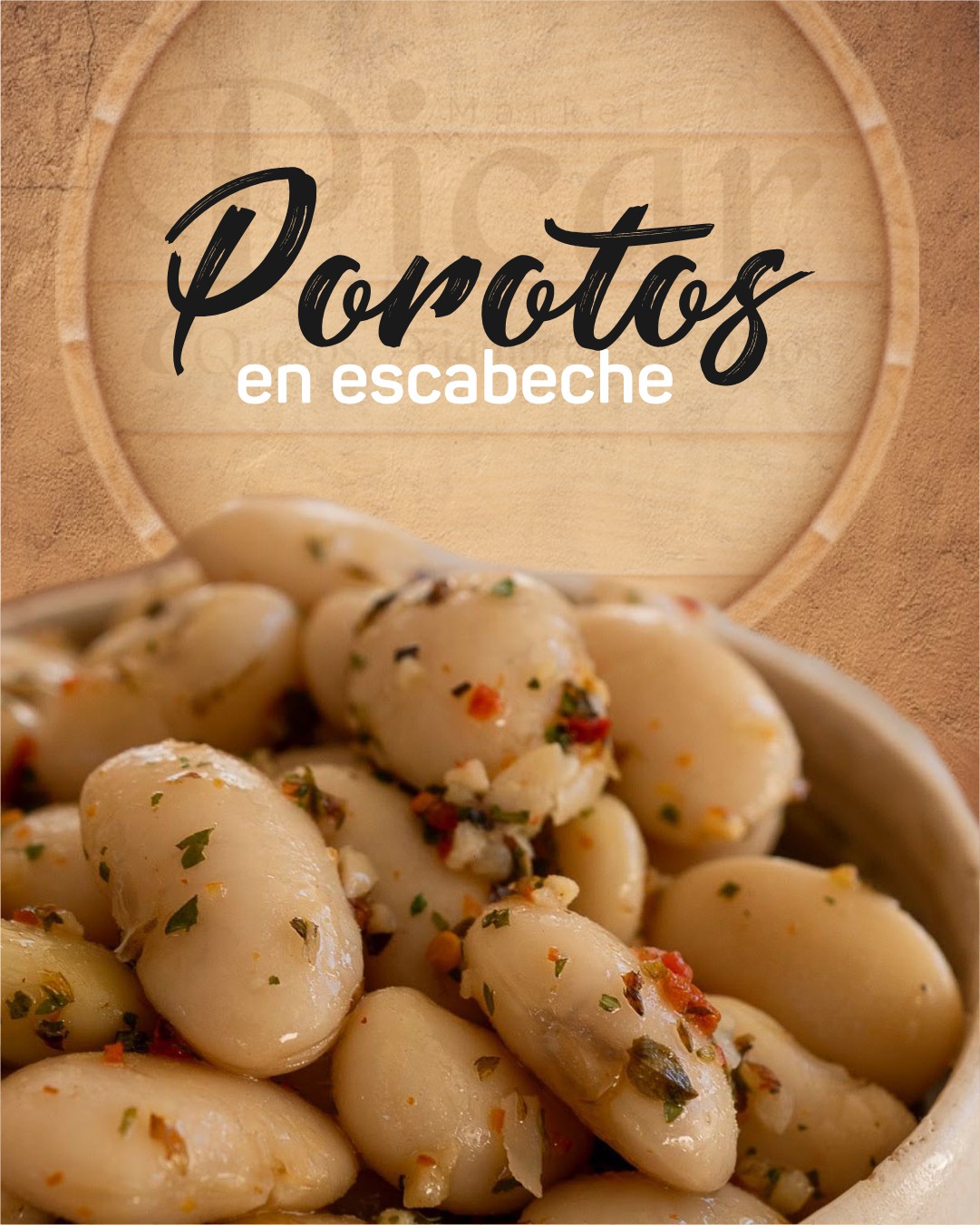 Porotos en escabeche x 250 grs