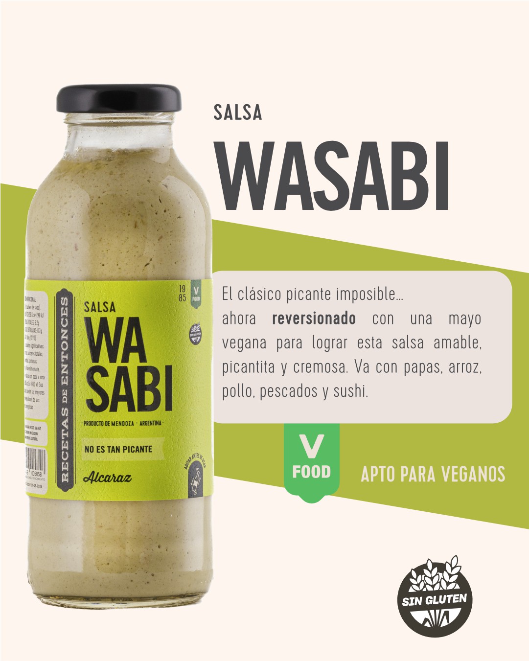 Salsa Wasabi Alcaraz x 310 grs
