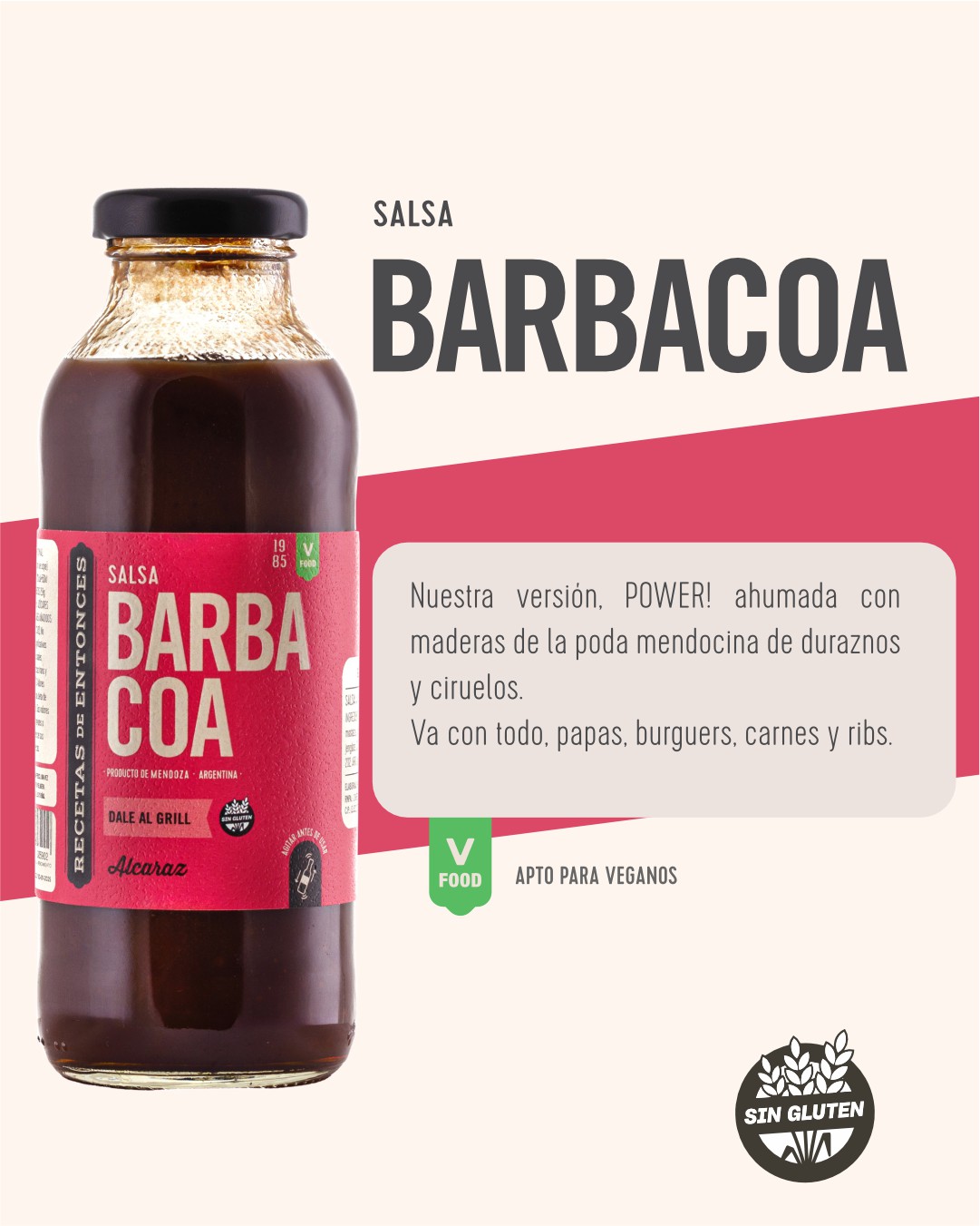 Salsa Barbacoa Alcaraz x 310grs