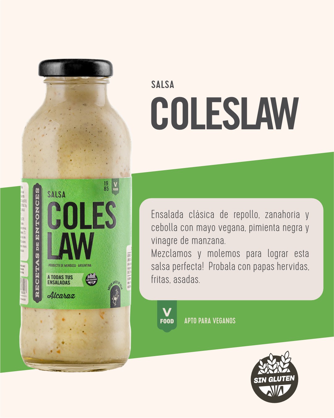 Salsa ColesLaw Alcaraz x 310grs