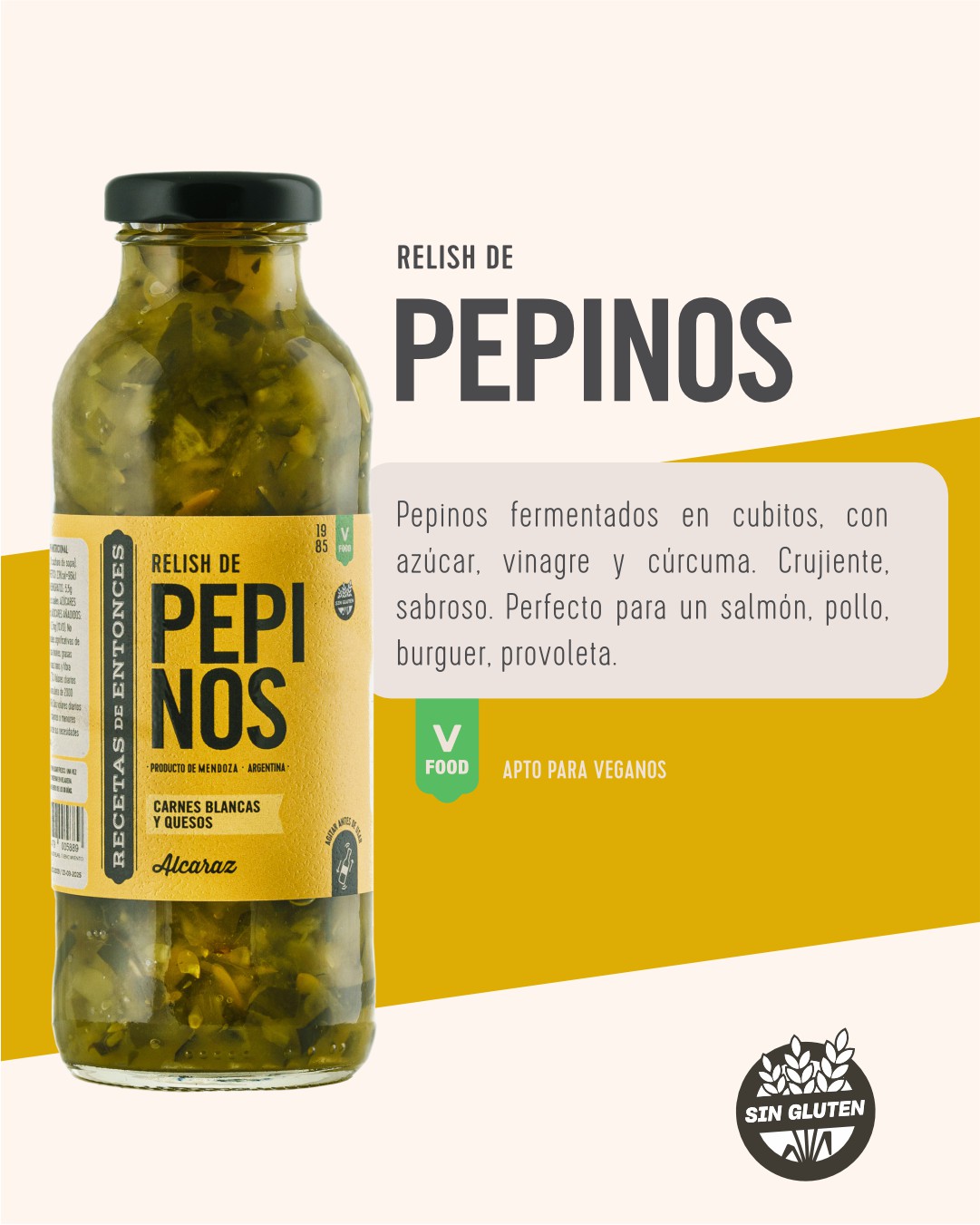 Relish de Pepinos Alcaraz x 310 grs